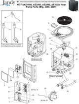 Jandy AE-Ti Series AE1500-AE3000 Parts