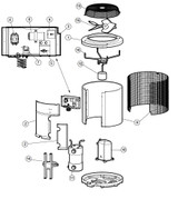 Hayward HeatPro Aboveground HP380, HPAGB Parts