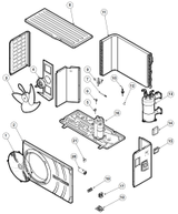 Hayward HeatPro HP50HA Heat Pump Parts