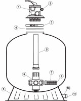 Baker-Hydro Baker II Sand Filter Parts