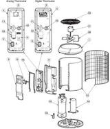 HeatPro HP21002 HP2100TC02 Heat Pump Parts