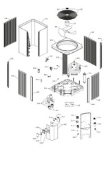 Raypak Model 8450 Heat Pump Parts