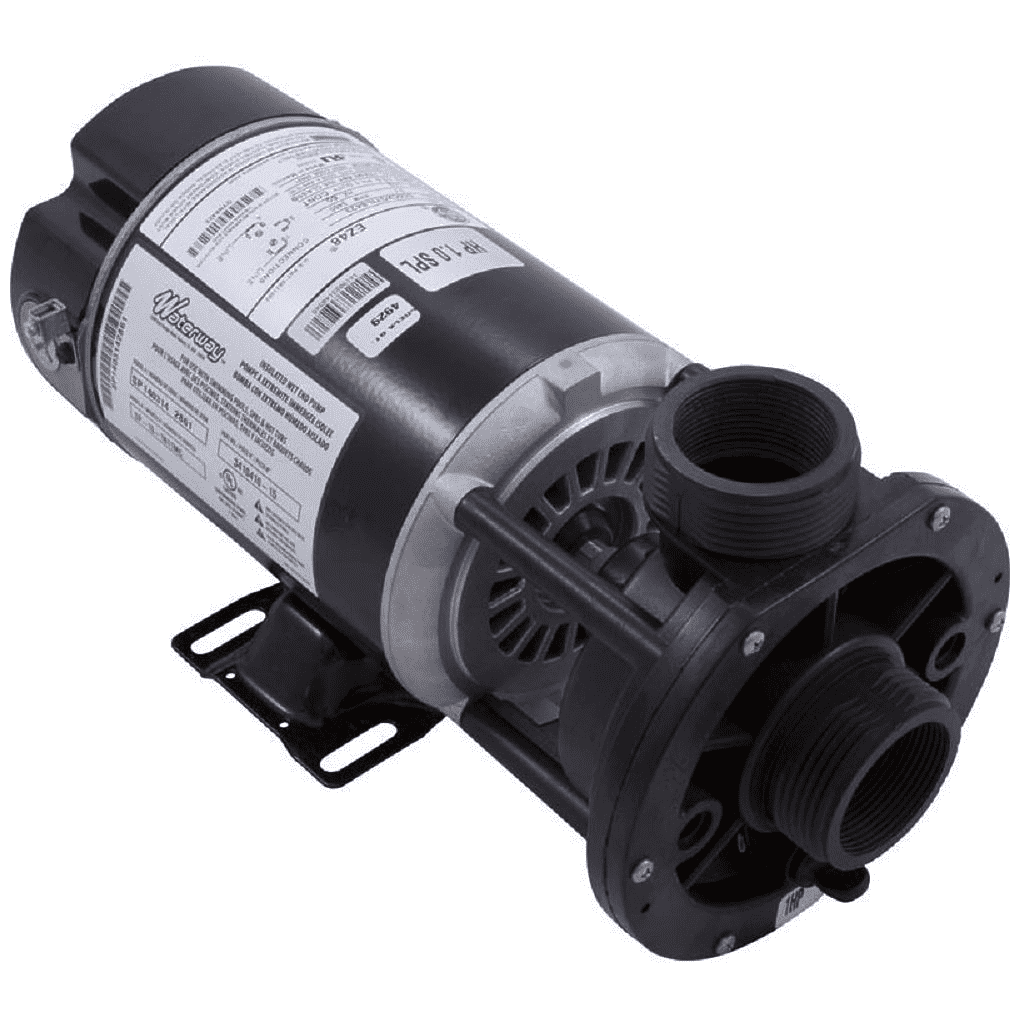 Waterway ESeries 1.5" Center Discharge 48Frame Spa Pump, 1 HP, 115