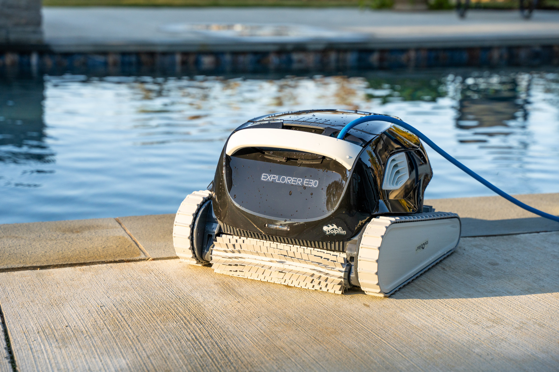 Maytronics Dolphin Explorer E30 Robotic Pool Cleaner, 99996240XP EZ