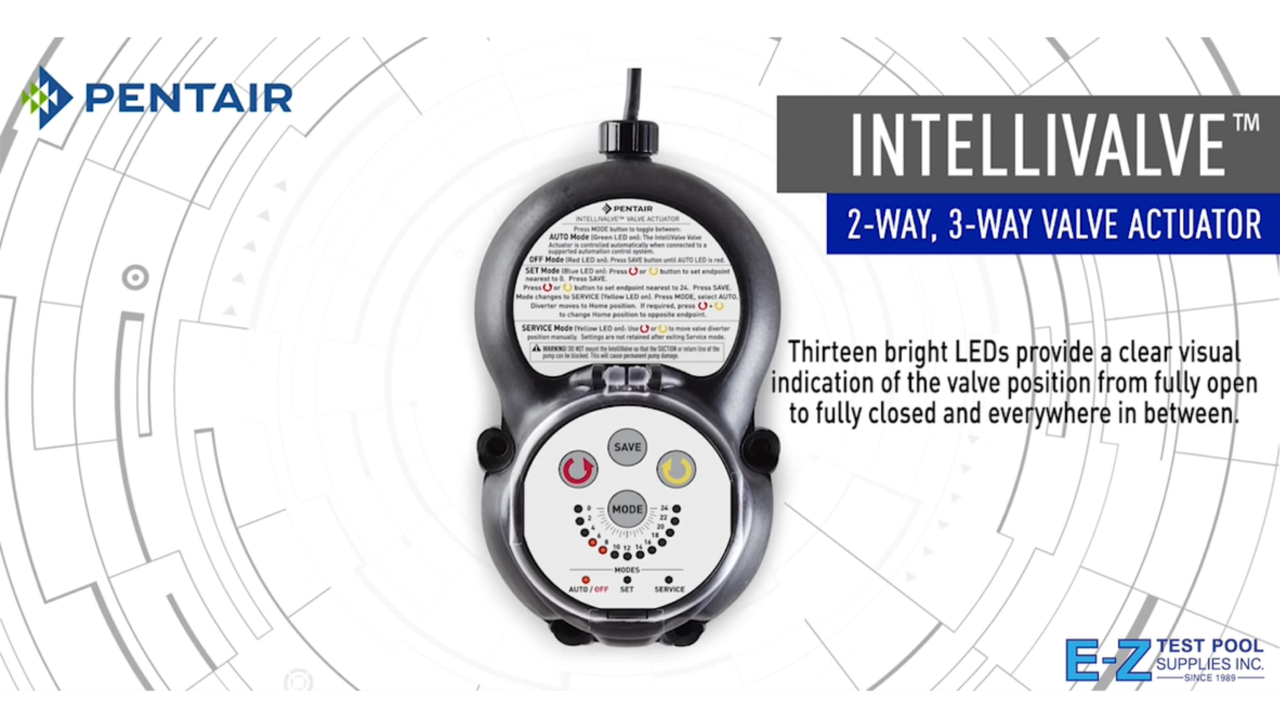 What is the Pentair IntelliValve® Valve Actuator? EZ Pool &