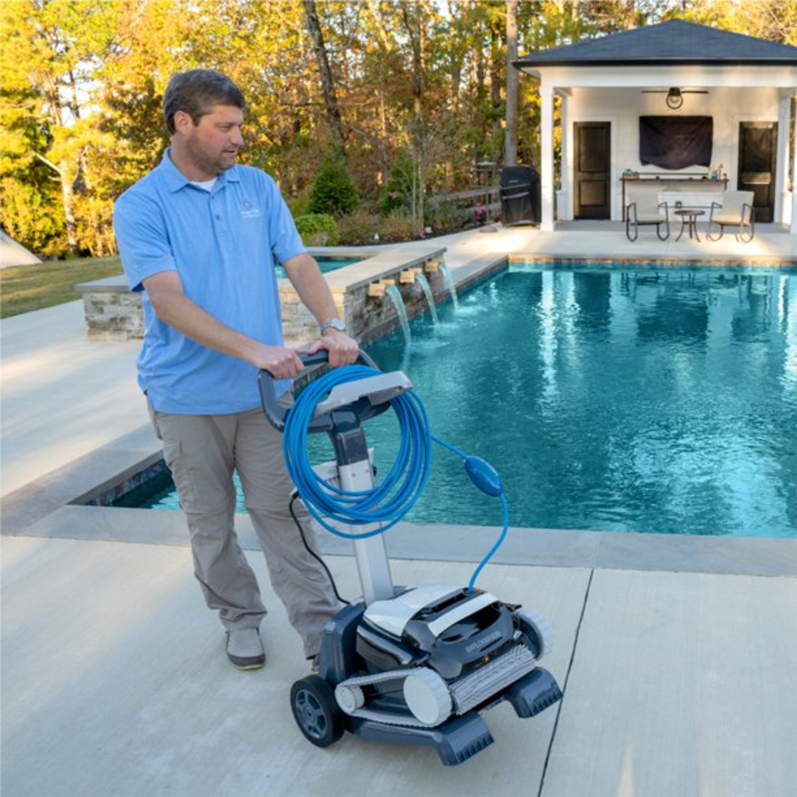 Maytronics Dolphin Explorer E20 Robotic Pool Cleaner, 99996148XP EZ