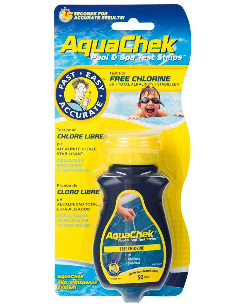 AquaChek Free Chlorine Yellow 4 In 1 Yellow, 511244A EZ Pool & Spa Supply