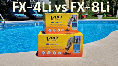 Volt FX-4 vs FX-8: Which Cordless Pool Vacuum Is Right for You?