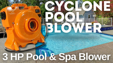 The Air Supply Cyclone 3 HP Portable Pool & Spa Air Blower