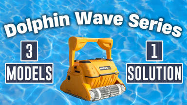 ​Dolphin Wave Robotic Pool Cleaners - 3 Models, 1 Solution for Easy Commercial Pool Maintenance