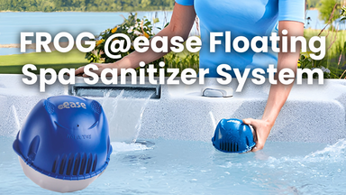 Best Low-Chlorine Hot Tub Sanitizer System: Meet the FROG @ease Floating Spa System