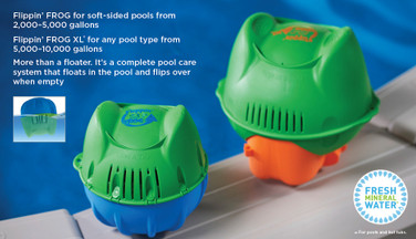 Flippin' Frog and Flippin' Frog XL: Mineral Systems to Reduce Pool Chlorine Use