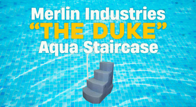 Merlin Industries "The Duke" Aqua Staircase For Above Ground Pools