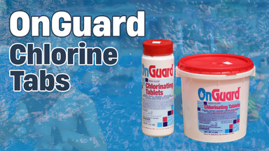OnGuard 1" Maxi-Clor Chlorinating Tablets Swimming Pool Chlorine Tabs