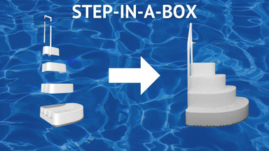 Blue Torrent Step-In-A-Box for Swimming Pools