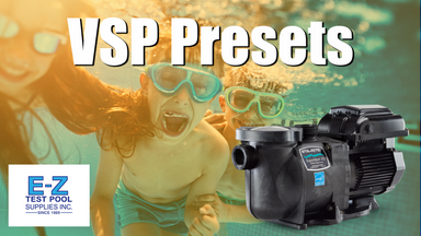 Variable Speed Pool Pump Presets - Sta-Rite