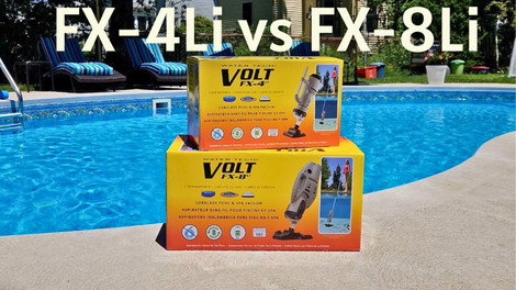 Volt FX-4 vs FX-8: Which Cordless Pool Vacuum Is Right for You?