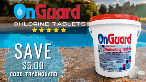 ​Experience Crystal Clear Water with OnGuard Chlorinating Tablets