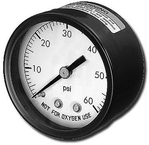 SuperPro Side Mount Pressure Gauge with Indicator 81060BU (SPG-06-1001)