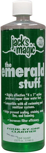 Jack's Magic Emerald Stuff 4X1 Clarifier, 32 oz, JMEMERALD032 (JCK-50-857)