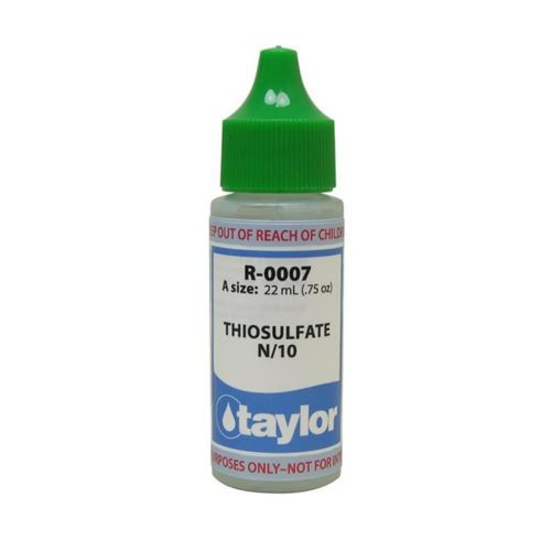 Taylor Thiosulfate #7 Reagent N/10 - 3/4 Oz. Dropper Bottle (R-0007-A)