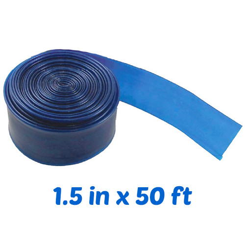 JED 1.5" x 50' Deluxe Backwash Hose (JED640050)
