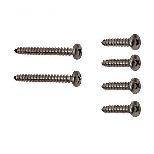 Pentair Kreepy Krauly Screw Kit, 2-Long & 4-Short, GW9504 