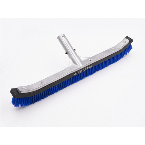 PoolStyle Pool Brush Aluminum Back 24" Nylon Deluxe Series, K495BU/NY/SCP/B