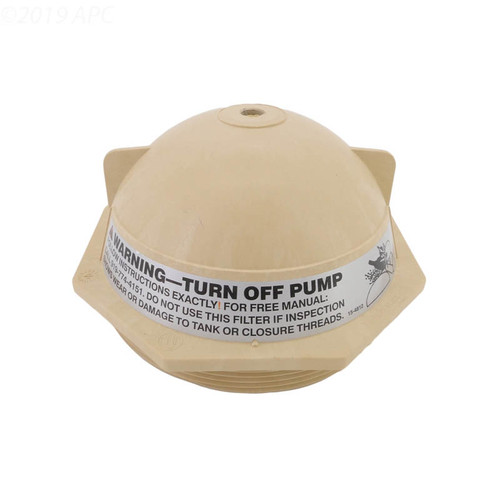 Pentair 6" Triton® II Tan V-Thread Closure, 154559Z