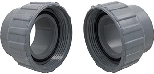 Raypak 2" PVC Connector & Nut, Pack of 2, 006723F (RAY-151-3715)