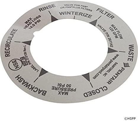 Pentair Label 2