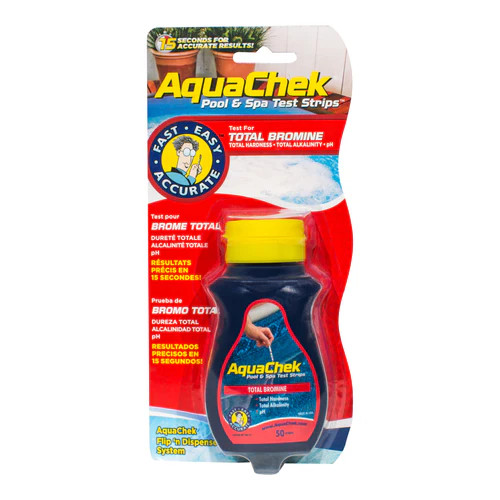 AquaChek Red 4-In-1 Bromine Test Strip, 521253A