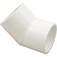 Lasco 2" Schedule 40 PVC 45Ã° Elbow 417-020 (LAS-56-4073)