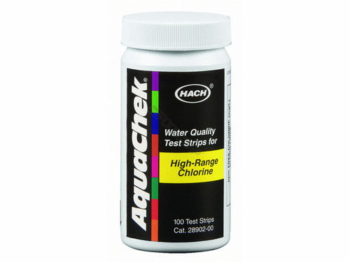 AquaChek Free Chlorine Test Strip, 100 Strips/Bottle, 652013 (AQC-47-120)
