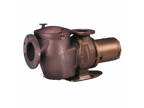 Pentair C-Series 7.5HP Standard Efficiency 3-Phase Commercial Bronze Pump with Strainer, 200-208V, 347943 (PUR-10-7943)