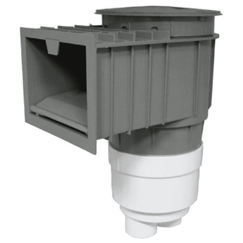 Waterway Plastics-S 2" Socket Renegade Gunite Skimmer with Square Lid 540-6417 (WWP-25-1751)