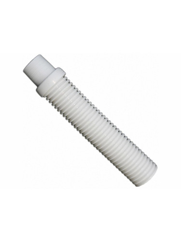 PoolStyle 48" Suction Cleaner Leader Hose, White, MV200112004PSLL