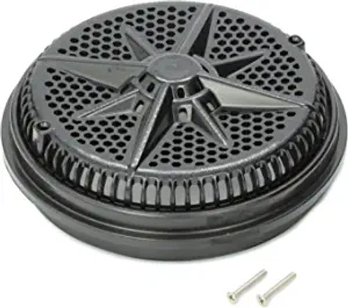 Pentair Black StarGuard 8" Main Drain Cover with Long Ring, 500100 (PAC-25-8051)