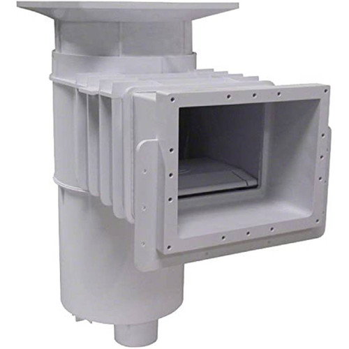 Waterway Renegade White 2" Socket Standard Vinyl Liner In-Ground Skimmer with Square Lid, 540-8400
