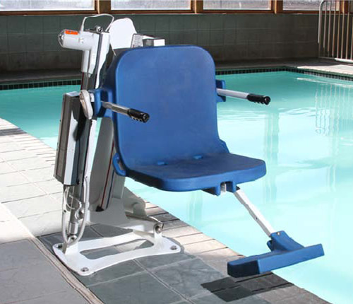AquaTRAM LT Pool Lift - 300 Pound Capacity With Lag Bolt Anchoring System