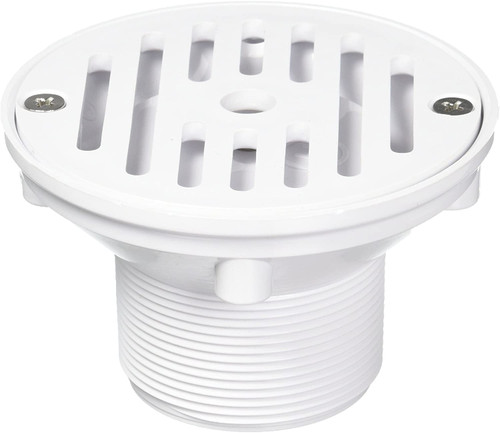 Hayward Inlet Fitting Adjustable Wall/Floor, 1.5" FIP x 2" MIP, White, SP1424S (HAY-25-1633)