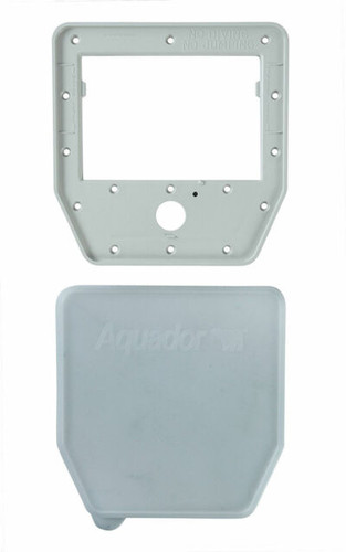 Aquador Skimmer Faceplate and Lid For Lomart Above-Ground Pool Skimmer, Gray, 1030 (AQR-25-1003)