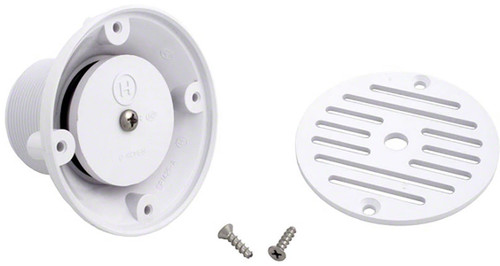 Hayward Inlet Fitting Adjustable Wall/Floor, 1-1/2" FIP x 2" MIP, White , SP1424 (HAY-251-2107)