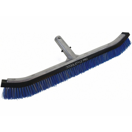 PoolStyle 18" Combo Nylon/Stainless Steel Bristles Wall Brush, K204BU/MIX/NY/SCP (PSL-40-0357)