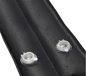 PoolStyle 16 1' x 8' Black 16 Gauge Double Water Tube, WTB-1010