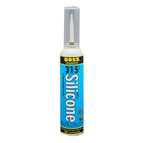 BOSS 8 Oz Soudal Accumetric 315 RTV 100% Clear Silicone Sealant, 01551BR10 (BOS-60-3018)