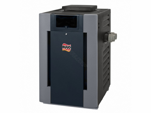 Ruud P-D266A Digital Polymer Pool/Spa Heater 266K BTU, Propane Gas, #57 Burner, Copper Tubing, 010007 (RUD-15-0007)