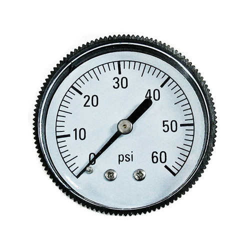 Poolmaster Pressure Gauge, Back-Mount Thread, 36672 (PMS-401-3009)