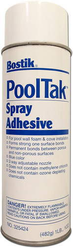  Bostik Pooltak Warm Water Spray Adhesive 24 Oz., 325424 (WRI-60-6000)