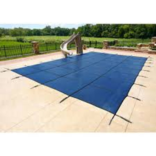 PoolTux 15-Year Royal Mesh Safety Cover Rectangle 20' x 40' Blue, CSPTBME20400 (PT-IG-000011)
